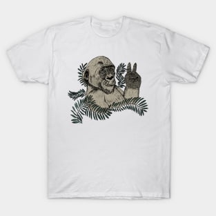 Peace Gorilla T-Shirt